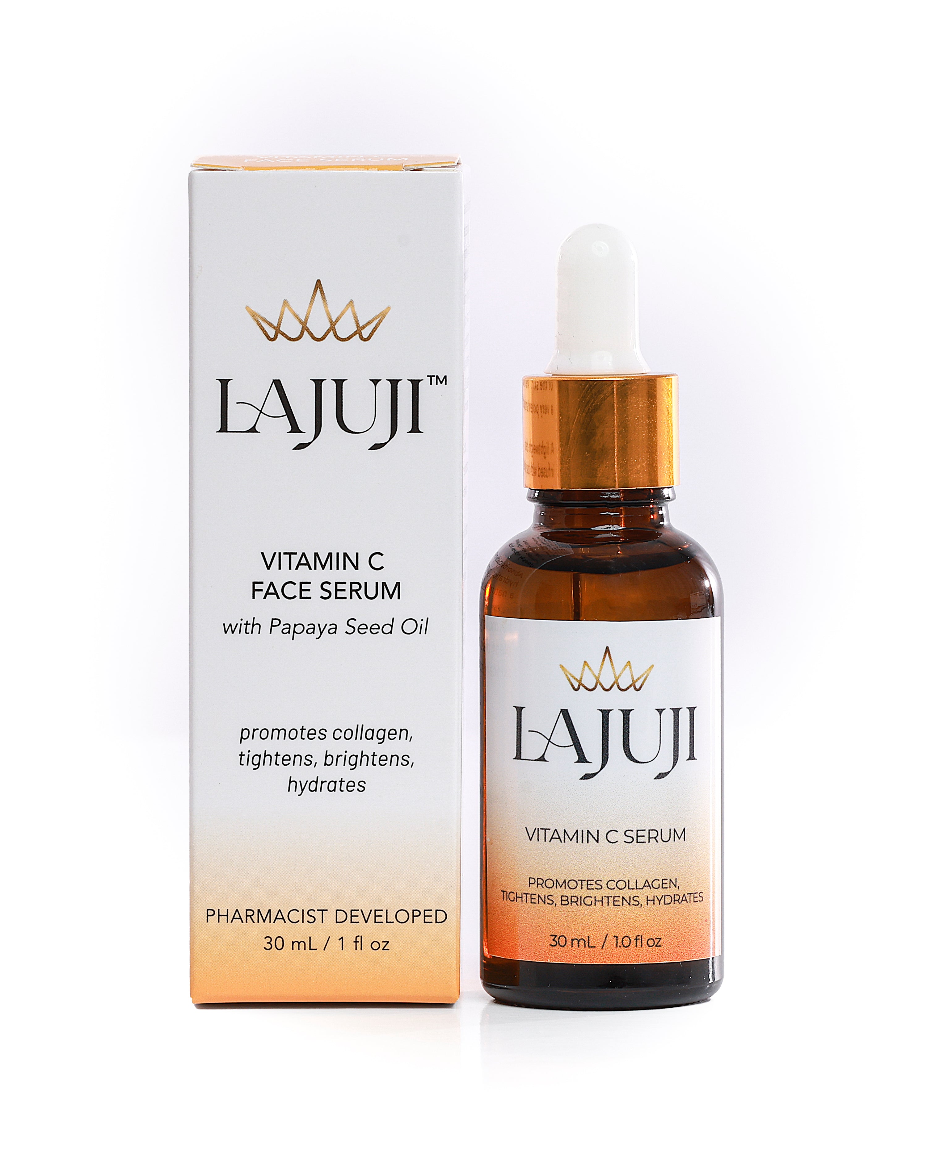 Vitamin C Face Serum with Papaya Seed Oil-Lajuji Skincare