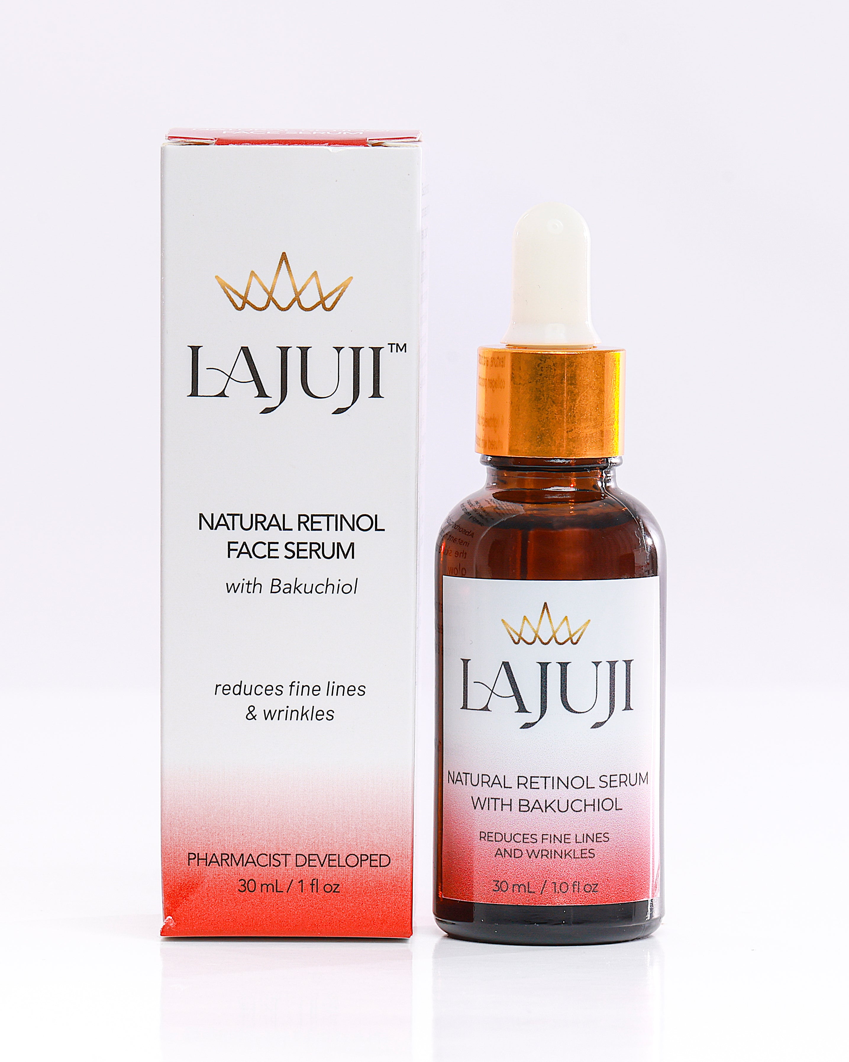 Natural Retinol Face Serum with Bakuchiol-Lajuji Skincare