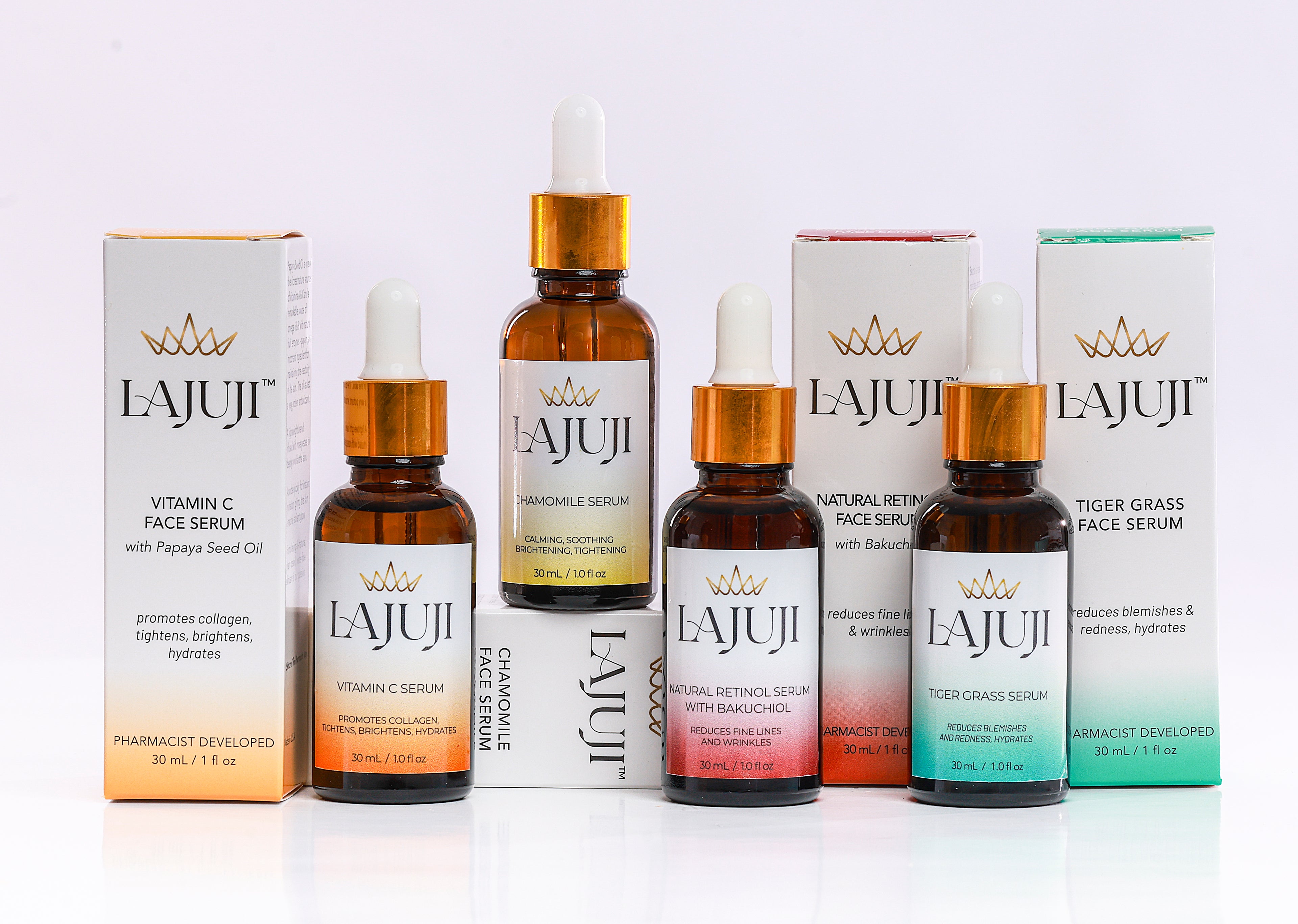 All 4 Serums Set-Lajuji Skincare