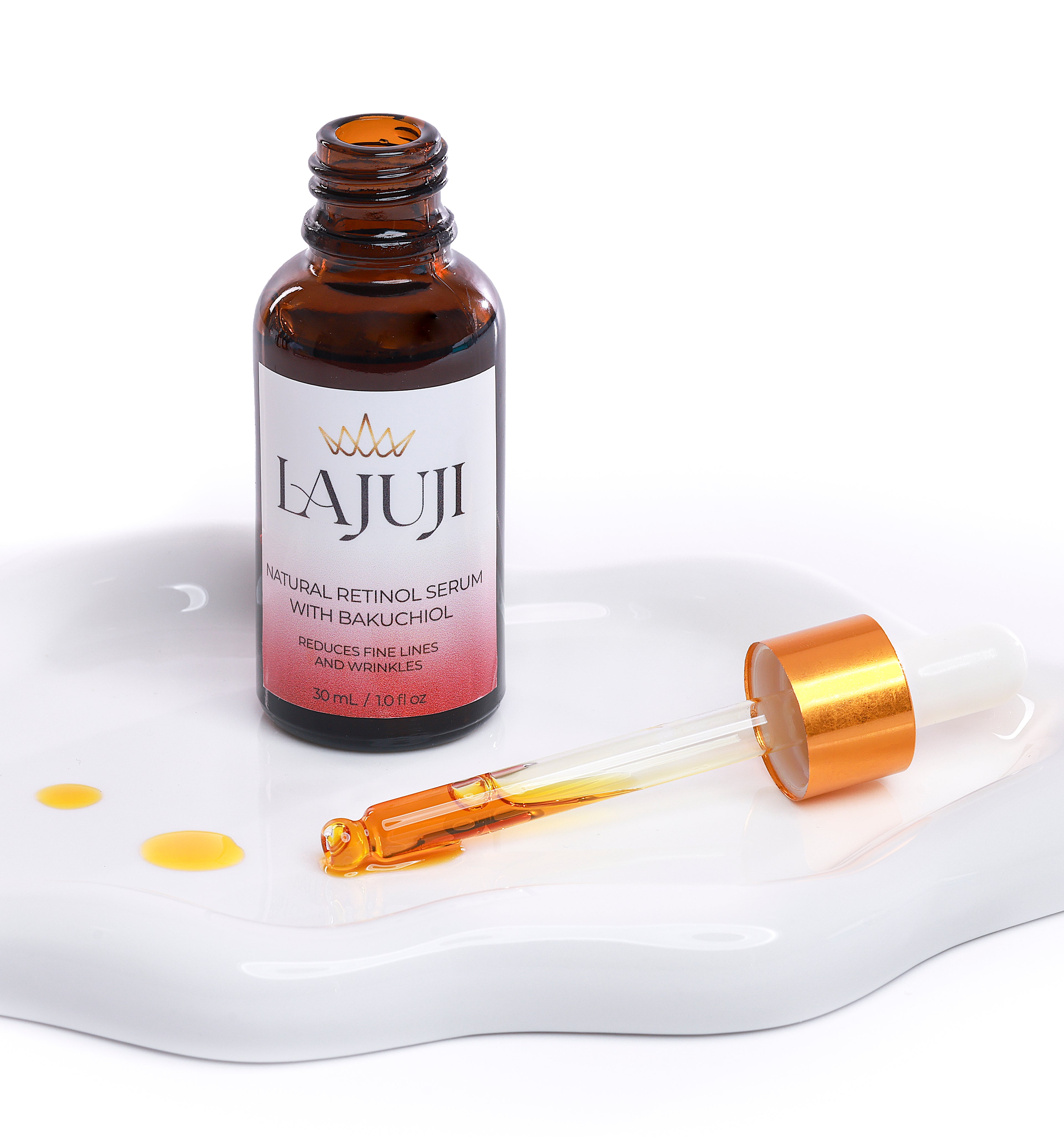 Natural Retinol Face Serum with Bakuchiol-Lajuji Skincare