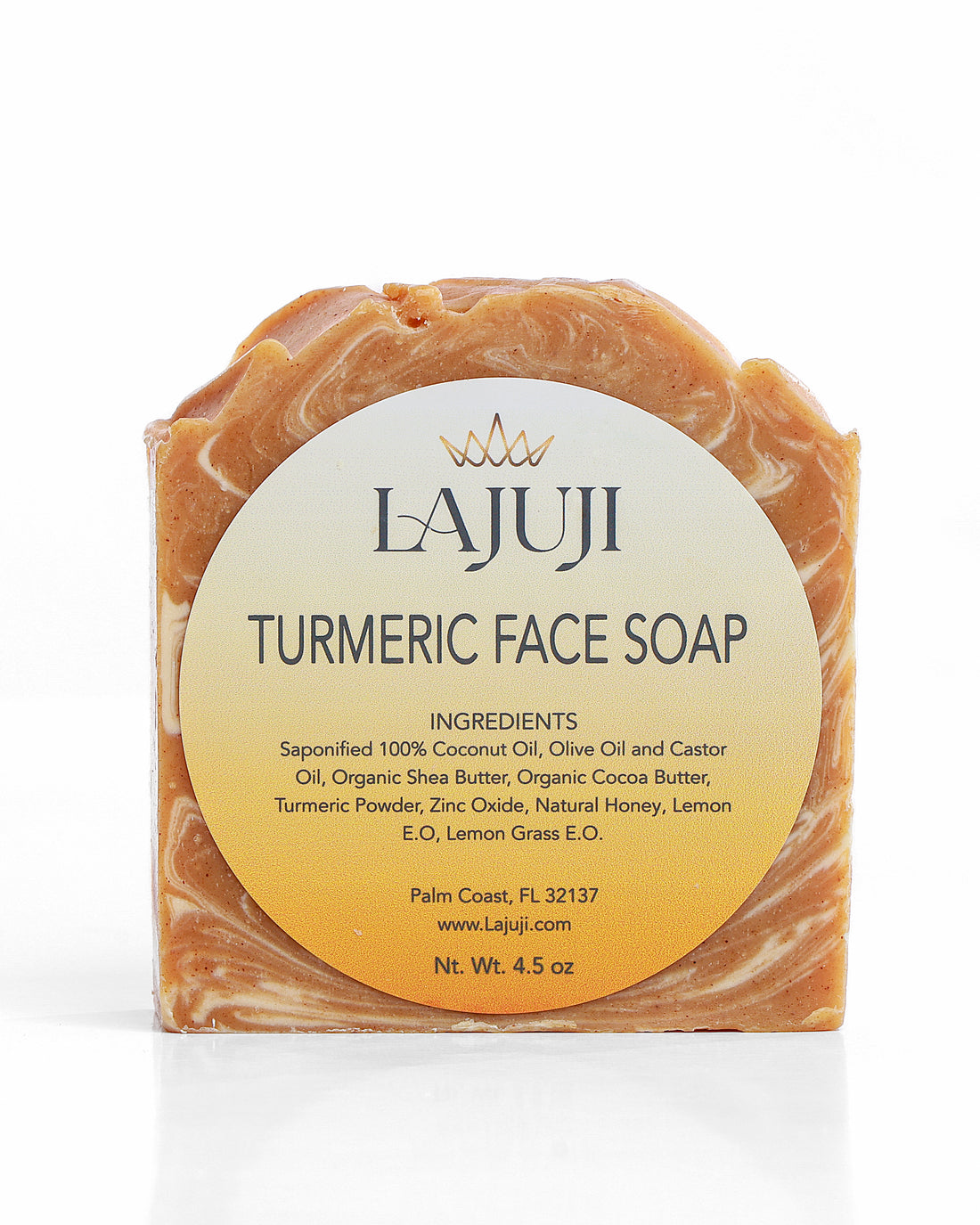 Turmeric Brightening Facial Soap-Lajuji Skincare